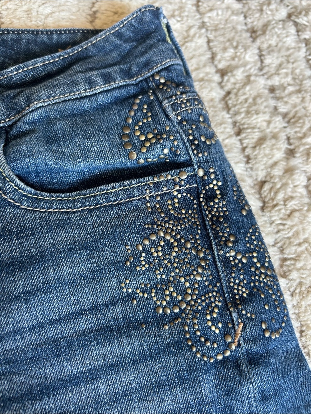 Studded American Eagle Shorts